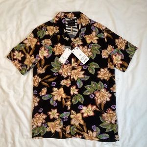 Denim & Flower Floral Short Sleeve Shirt (Mens)